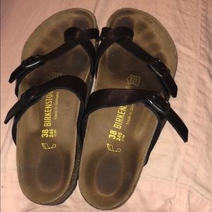 Black birkenstocks